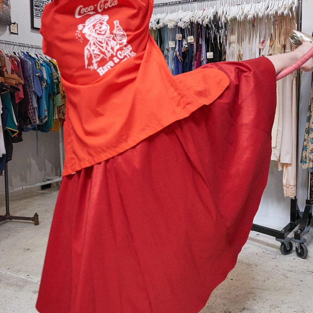 1970s Clown Coca-Cola Circus Uniform Chore Jacket Shirt